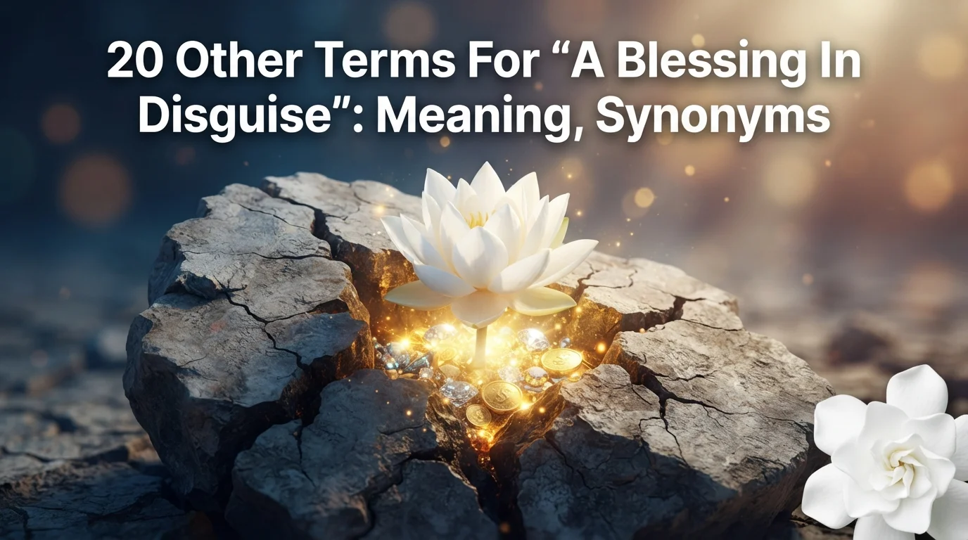 20 Other Terms For “A Blessing In Disguise”: Meaning, Synonyms