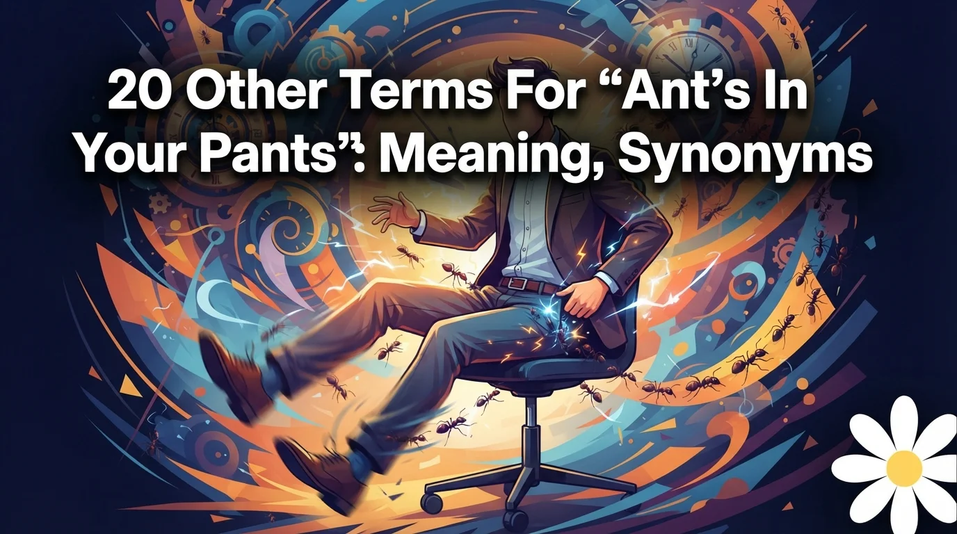 20 Other Terms For “Ants In Your Pants”: Meaning, Synonyms
