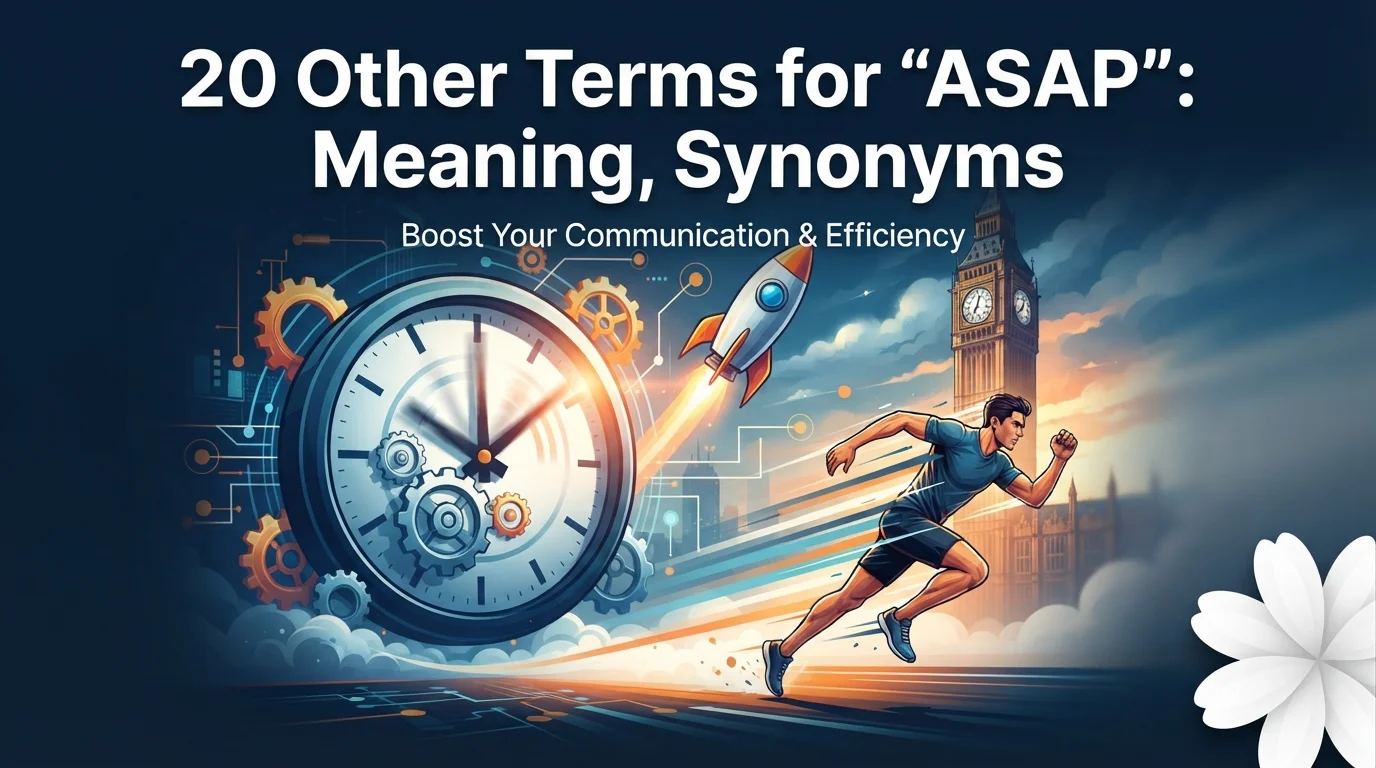 20 Other Terms for “ASAP”: Meaning, Synonyms