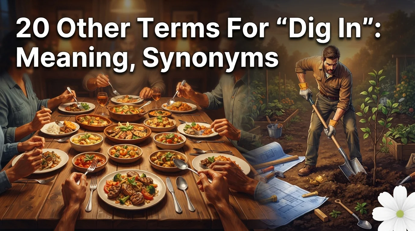 20 Other Terms For “Dig In”: Meaning, Synonyms