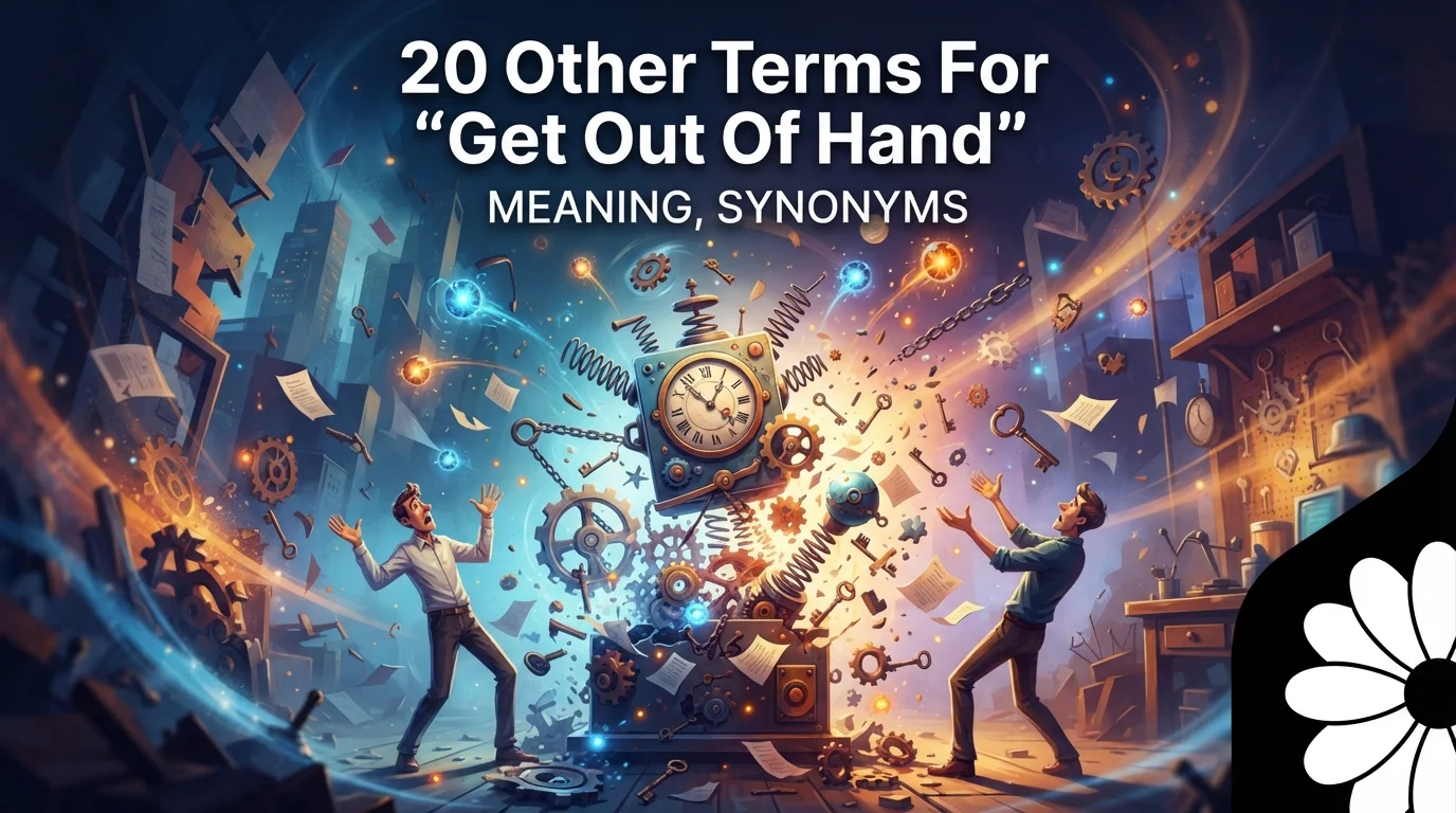 20 Other Terms For “Get Out Of Hand”: Meaning, Synonyms