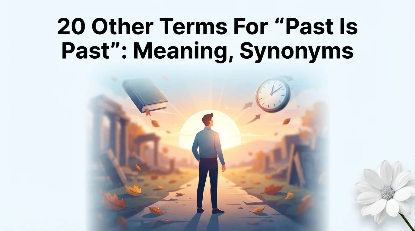 20 Other Terms For “Past Is Past”: Meaning, Synonyms