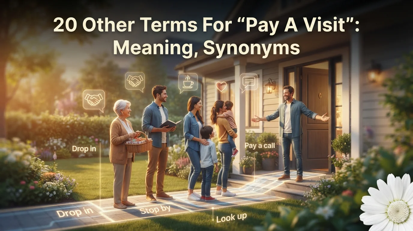 20 Other Terms For “Pay A Visit”: Meaning, Synonyms