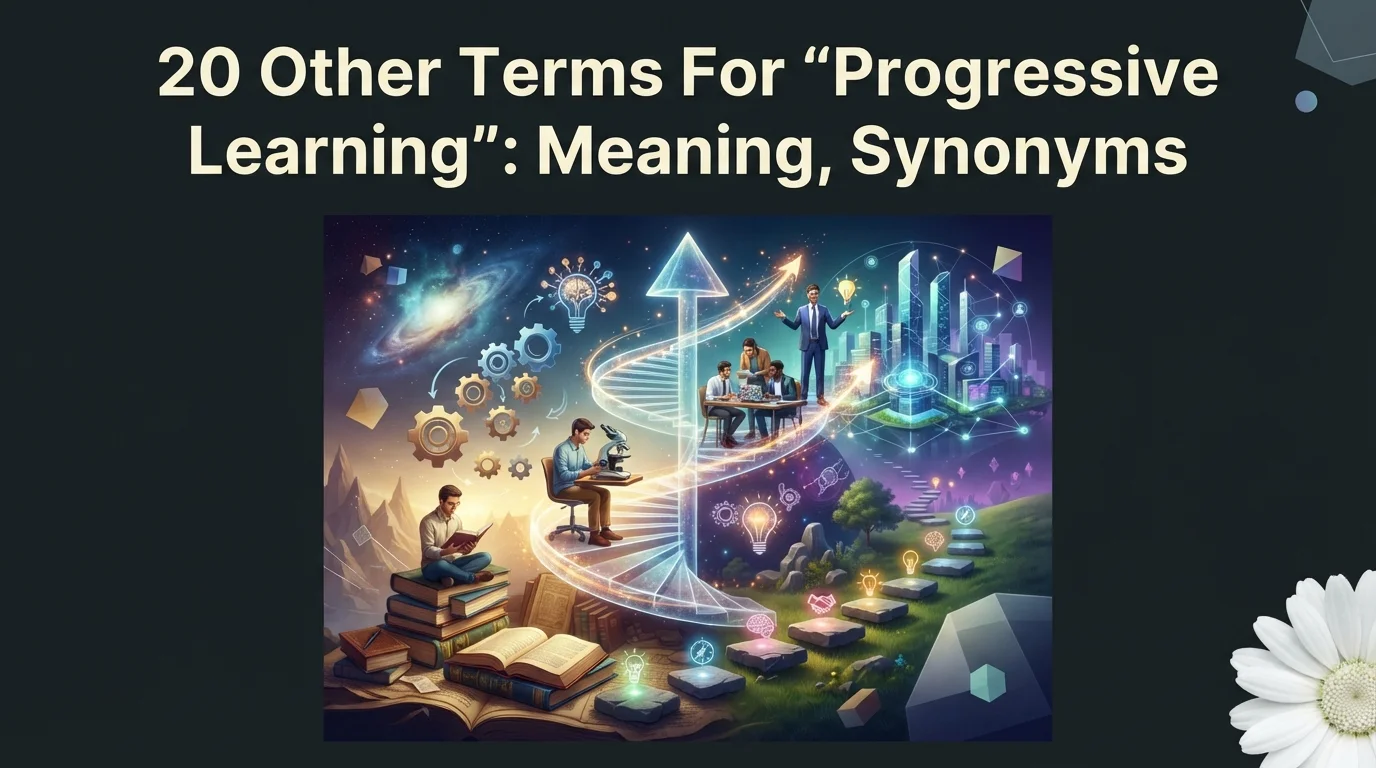20 Other Terms For “Progressive Learning”: Meaning, Synonyms