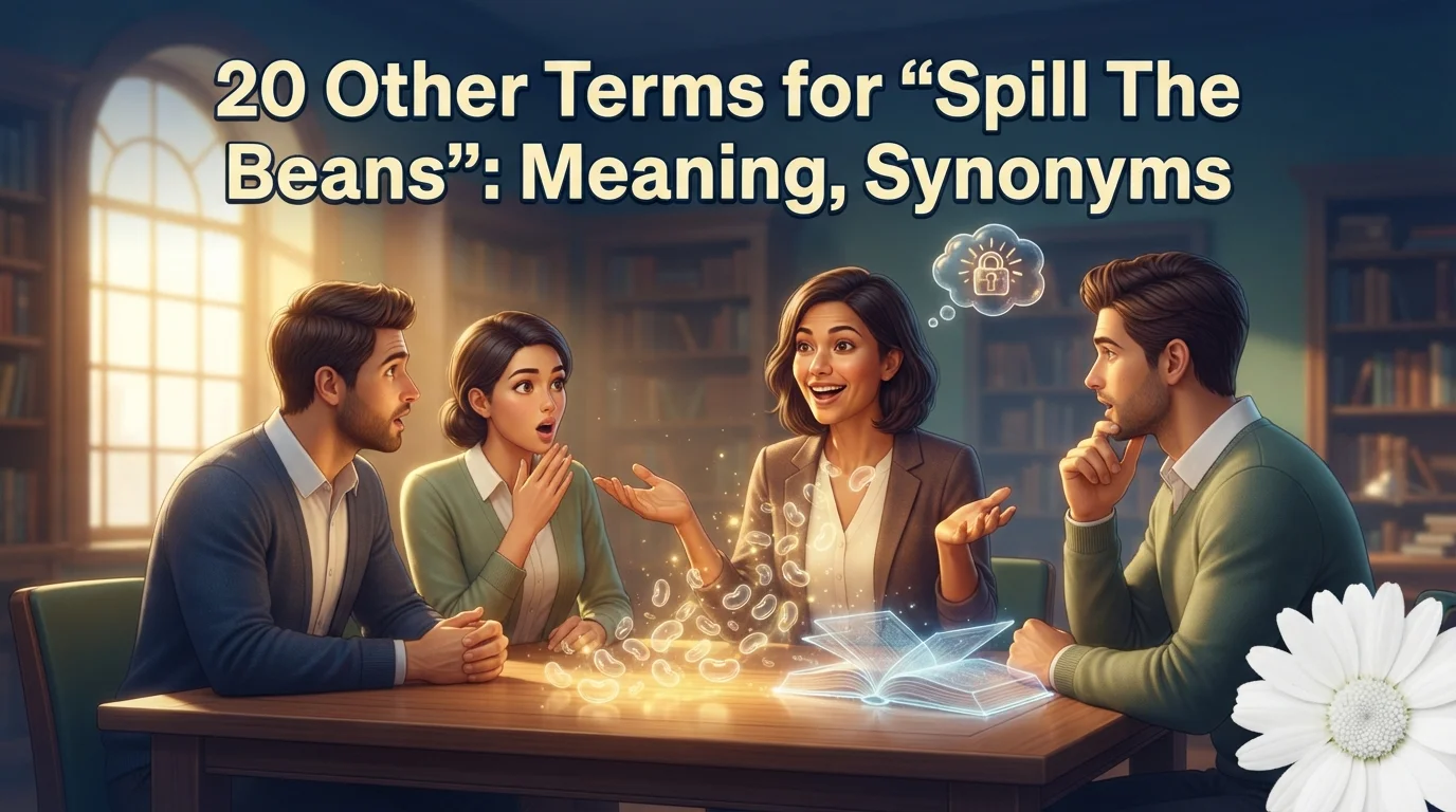20 Other Terms For “Spill The Beans”: Meaning, Synonyms