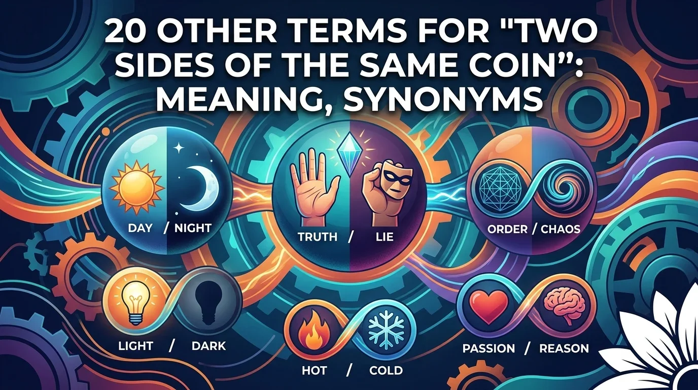20 Other Terms For “Two Sides Of The Same Coin”: Meaning, Synonyms