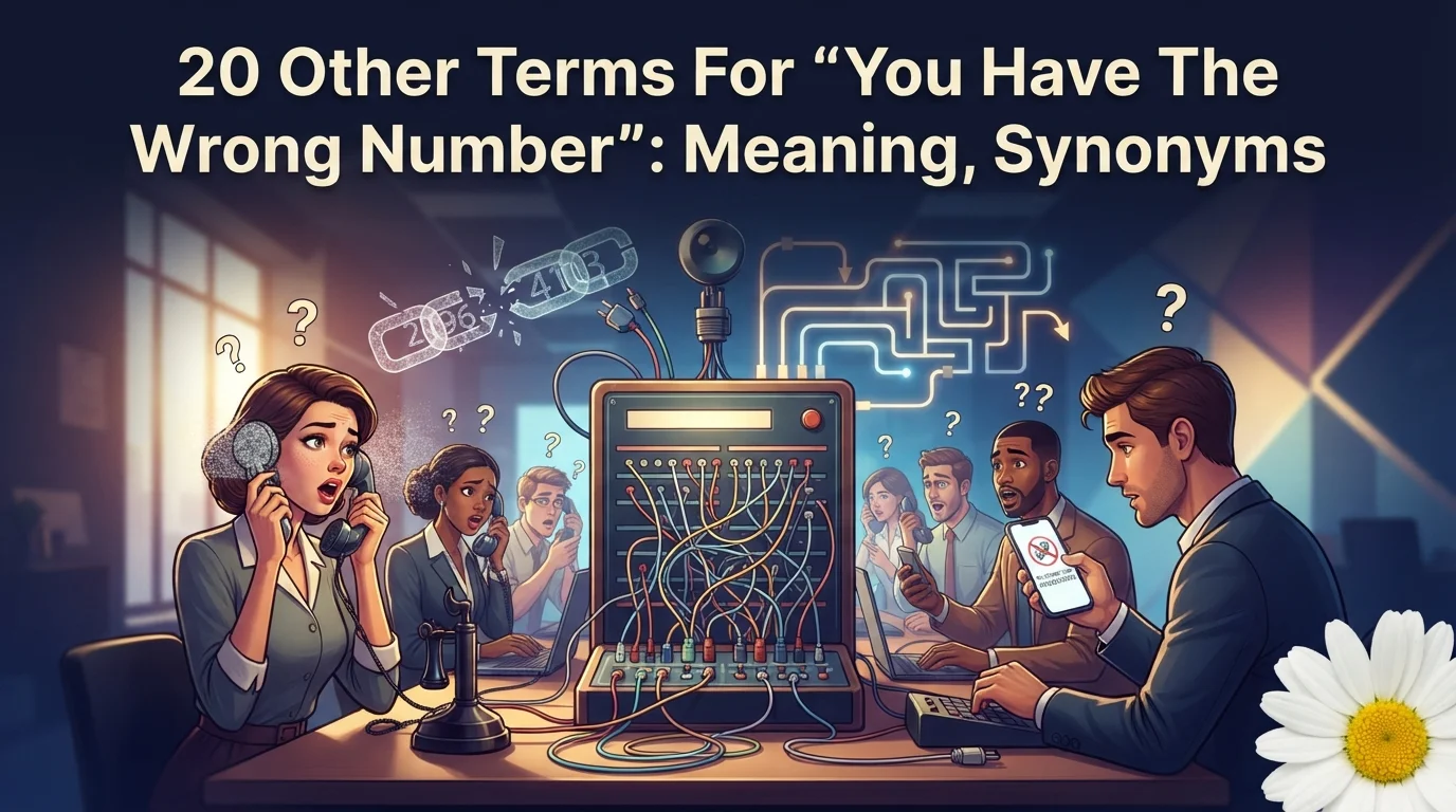 20 Other Terms For “You Have The Wrong Number”: Meaning, Synonyms